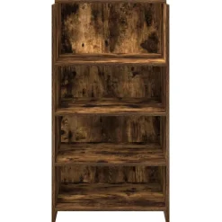 VIDAXL - Bureau de réception chêne fumé 55x50x103,5 cm bois d'ingénierie