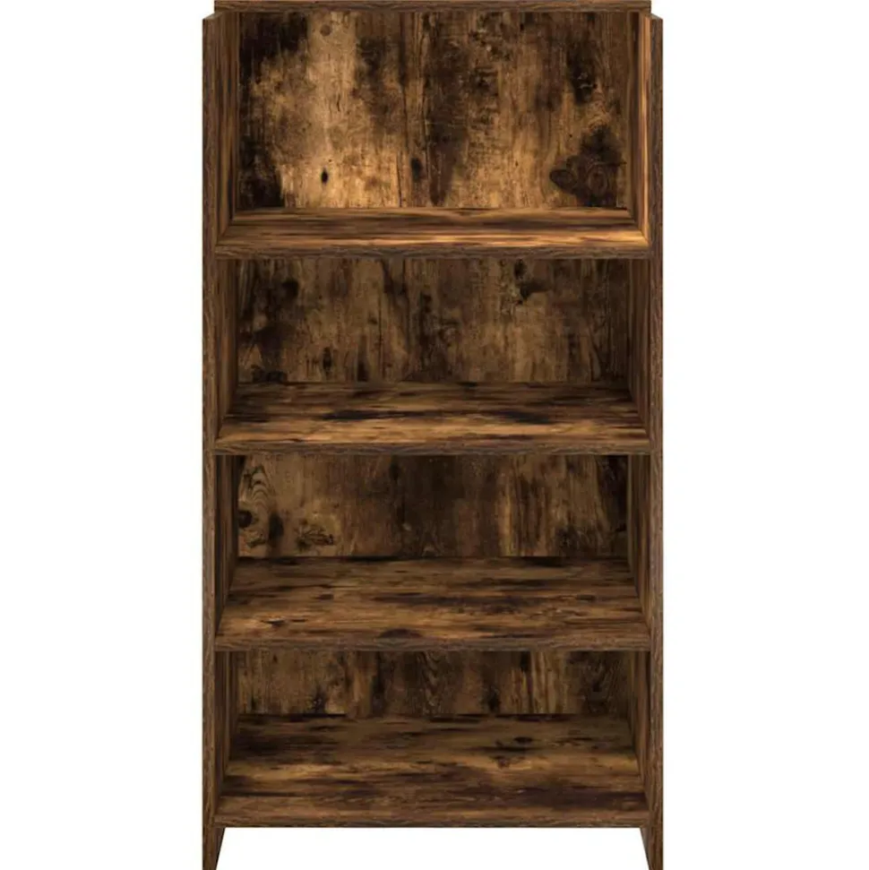 VIDAXL - Bureau de réception chêne fumé 55x50x103,5 cm bois d'ingénierie