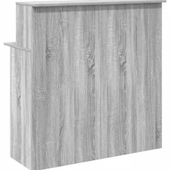 VIDAXL - Bureau de réception sonoma gris 100x50x103,5 cm bois ingénierie
