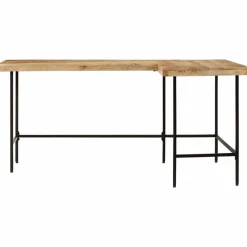 VIDAXL - Bureau 165x110x77 cm bois massif de manguier et fer