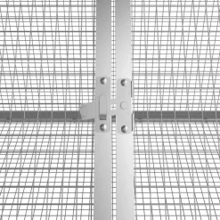 VIDAXL - Cage pour lapin anthracite 201,5x80,5x71 cm acier galvanisé