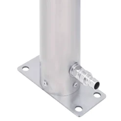 VIDAXL - Colonne à eau de jardin 100 cm acier inoxydable rond