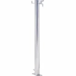 VIDAXL - Colonne à eau de jardin 60 cm acier inoxydable rond