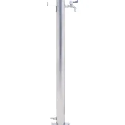 VIDAXL - Colonne à eau de jardin 60 cm acier inoxydable rond