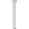VIDAXL - Colonne à eau de jardin 40 cm acier inoxydable carré