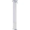 VIDAXL - Colonne à eau de jardin 80 cm acier inoxydable carré