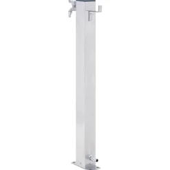 VIDAXL - Colonne à eau de jardin 80 cm acier inoxydable carré