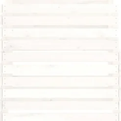 VIDAXL - Composteur blanc 80x80x78 cm bois massif de pin
