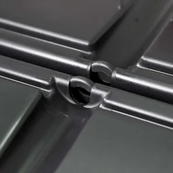 VIDAXL - Composteur de jardin noir 93,3x93,3x113 cm 740 l