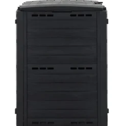 VIDAXL - Composteur de jardin noir 280 l polypropylène