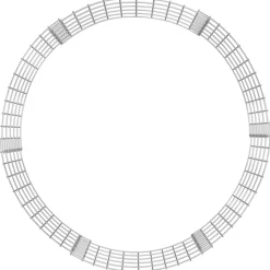 VIDAXL - Composteur de jardin ø100x50 cm acier galvanisé