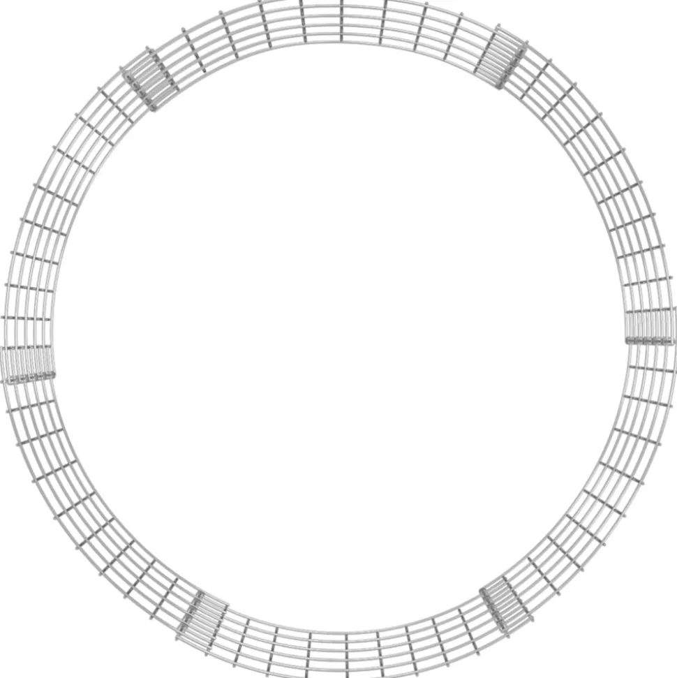 VIDAXL - Composteur de jardin ø100x50 cm acier galvanisé