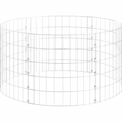 VIDAXL - Composteur de jardin ø100x50 cm acier galvanisé