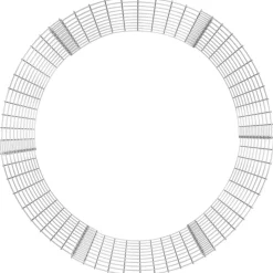 VIDAXL - Composteur de jardin ø100x100 cm acier galvanisé
