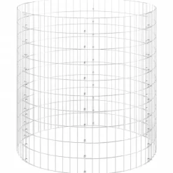 VIDAXL - Composteur de jardin ø100x100 cm acier galvanisé