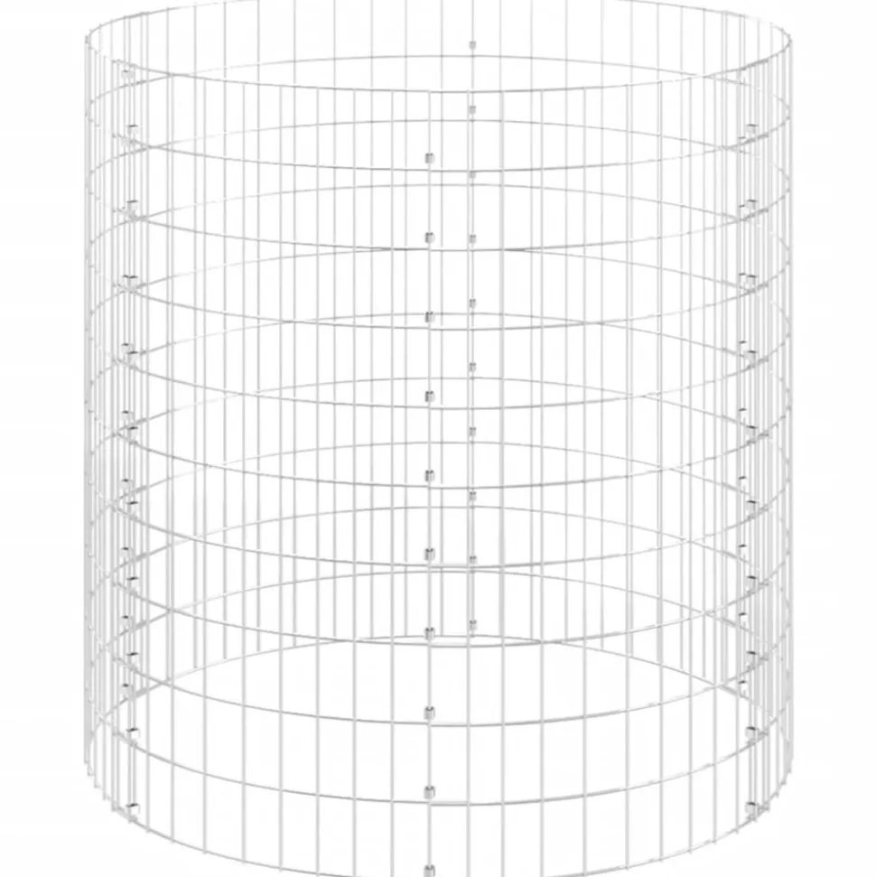VIDAXL - Composteur de jardin ø100x100 cm acier galvanisé