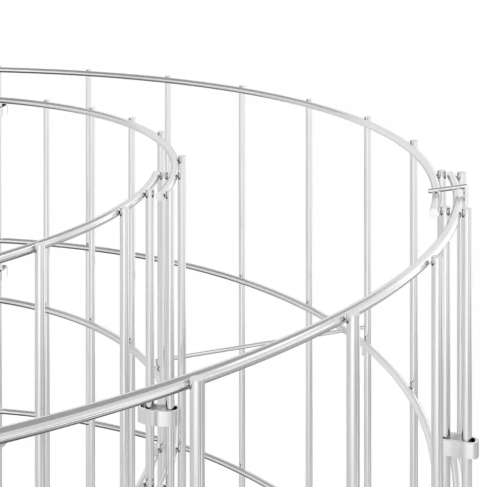 VIDAXL - Composteur de jardin ø100x100 cm acier galvanisé