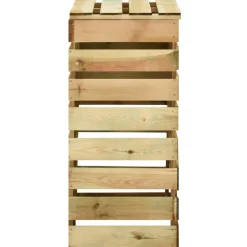 VIDAXL - Composteur de jardin à lattes 2 pcs 80x50x100 cm pin imprégné