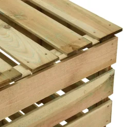 VIDAXL - Composteur de jardin à lattes 2 pcs 80x50x100 cm pin imprégné