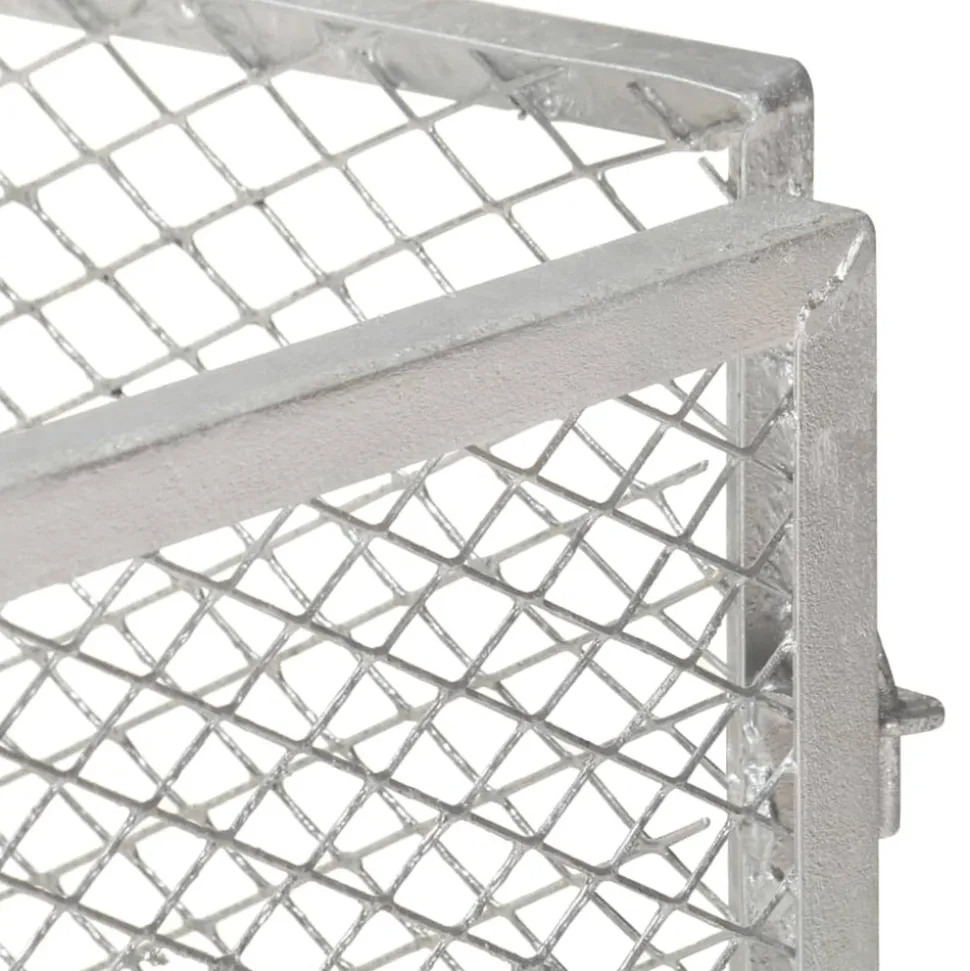 VIDAXL - Composteur de jardin 85x85x70 cm fer galvanisé