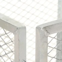 VIDAXL - Composteur de jardin 85x85x70 cm fer galvanisé