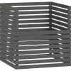 VIDAXL - Composteur gris 100x100x102 cm bois massif de pin