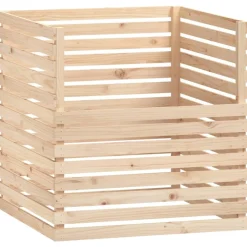 VIDAXL - Composteur 100x100x102 cm bois massif de pin