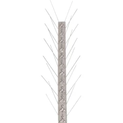 VIDAXL - Ensemble de 20 pointes à 4 rangées contre oiseaux inox 10 m