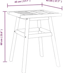 VIDAXL - Ensemble de salon de jardin 3 pcs bois d'acacia solide