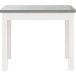 VIDAXL - Ensemble de table et chaises enfants 3 pcs blanc et gris mdf