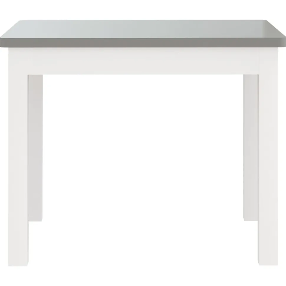 VIDAXL - Ensemble de table et chaises enfants 3 pcs blanc et gris mdf