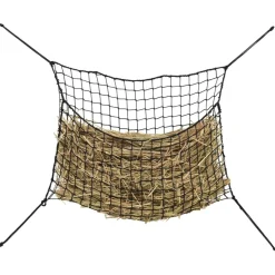 VIDAXL - Filets à foin 2 pcs rectangulaire noir 90x60 cm pp