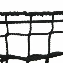 VIDAXL - Filets à foin 2 pcs rond noir 75x50 cm pp