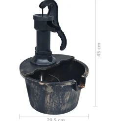 VIDAXL - Fontaine de jardin avec pompe