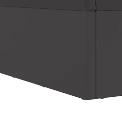 VIDAXL - Foyer carré noir 60x60x35 cm en acier