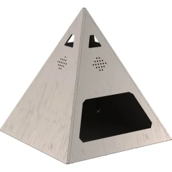 VIDAXL - Foyer pyramid 50x50x51 cm en acier résistant aux intempéries