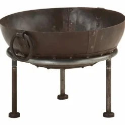 VIDAXL - Foyer rustique ø 40 cm fer