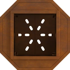 VIDAXL - Foyer sans fumée 38x38x51 cm en acier résistant aux intempéries