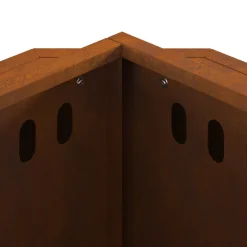 VIDAXL - Foyer sans fumée 38x38x51 cm en acier résistant aux intempéries