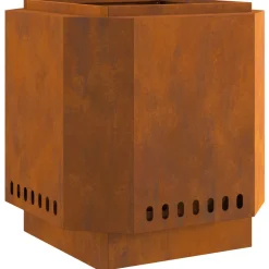 VIDAXL - Foyer sans fumée 48x48x51 cm en acier résistant