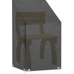 VIDAXL - Housse de chaise de jardin 8 艙illets 65x65x80/120 cm pe
