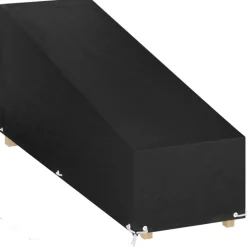 VIDAXL - Housse de chaise longue 12 艙illets 205x75x40/70 cm polyéthylène