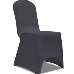 VIDAXL - Housse de chaise extensible 6 pcs anthracite