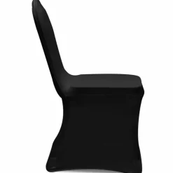 VIDAXL - Housse de chaise extensible 4 pcs noir