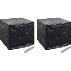 VIDAXL - Housse de réservoir d'eau de jardin 2pcs 8 艙illet 116x100x120cm