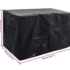 VIDAXL - Housse de salon de jardin 8 艙illets 140 x 70 x 90 cm