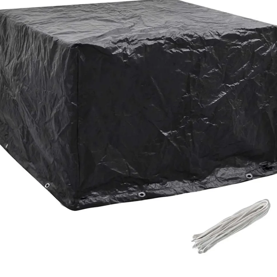 VIDAXL - Housse de salon de jardin 8 艙illets 122x112x98 cm