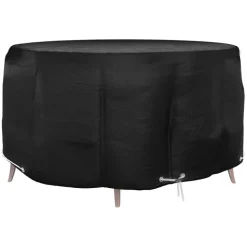 VIDAXL - Housse pour meubles de jardin 10 艙illets ø230x90 cm rond