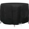 VIDAXL - Housse pour meubles de jardin 6 艙illets ø125x75 cm rond