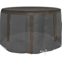 VIDAXL - Housse pour meubles de jardin 6 艙illets ø125x75 cm rond